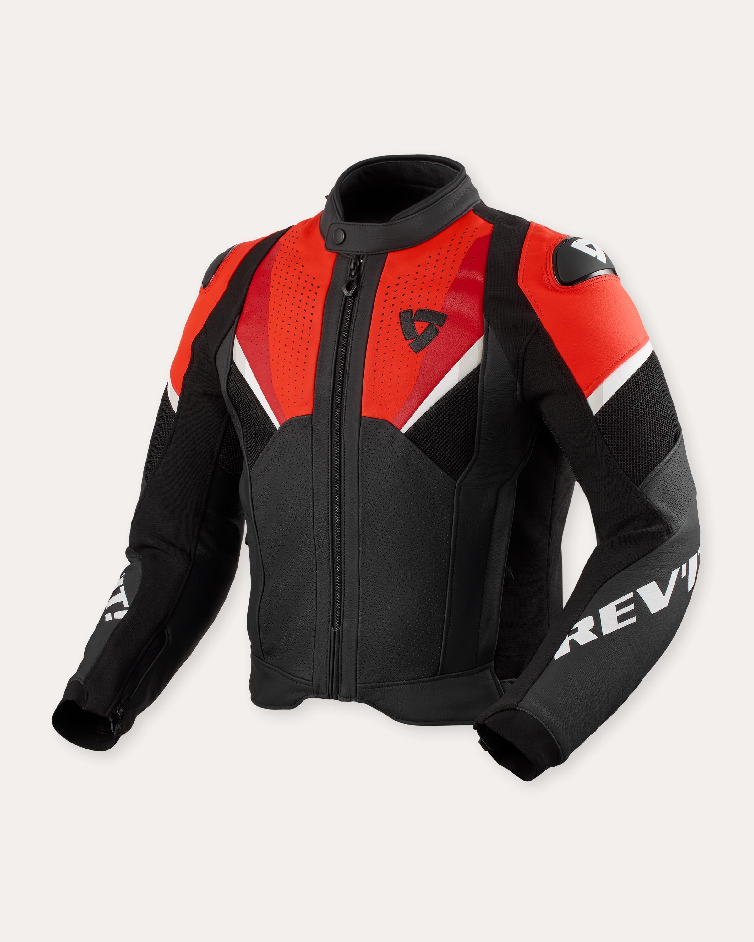 Jacket Automate | Black-Neon Red